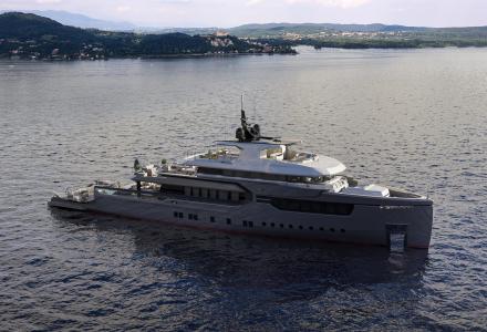 RMK Marine and Hot Lab Unveiled 50m Explorer Aries 