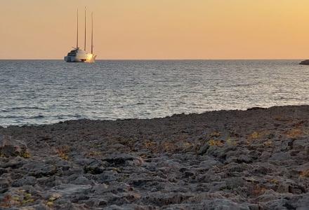 Sailing Yacht A Spotted in Cyprus