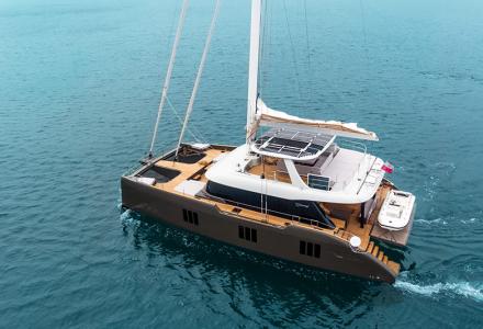 On Board Sunreef 70 Sail Catamaran Candy