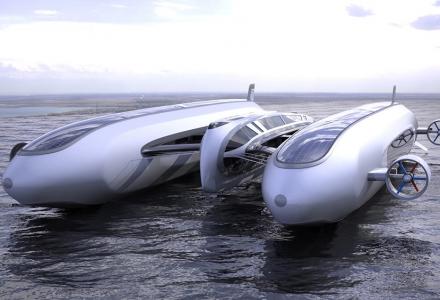 150m Helium-Powered Flying Superyacht Revealed by Lazzarini