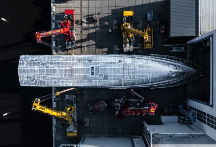 Royal Huisman Continues Work on the Largest Sportfish Yacht