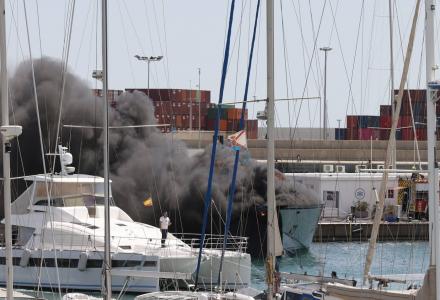 27m Sanlorenzo’s Pesa Caught Fire in Valencia