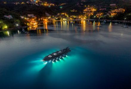 35m Under Water Entertainment Platform Submarine Revealed by U-Boat Worx