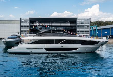 31m Riva 102’ Corsaro Super Launched in La Spezia