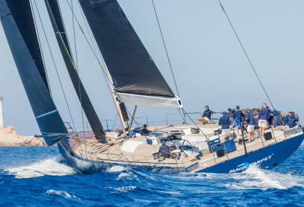 Magic Carpet Cubed Takes Overall Victory And Allegra Wins In Multihull Division at Giorgio Armani Superyacht Regatta