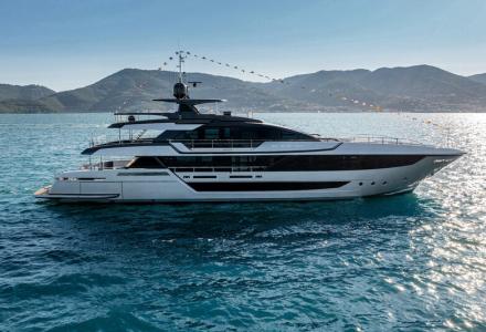 40m Riva 130’ Bellissima Launched in La Spezia