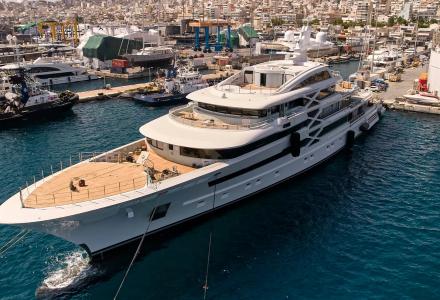 88m Project X Delivered by Golden Yachts