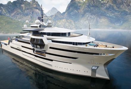 90m Concept Apollo Revealed by Gresham Yacht Design 