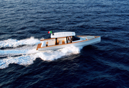 Swan Shadow on Display at Miami International Boat Show