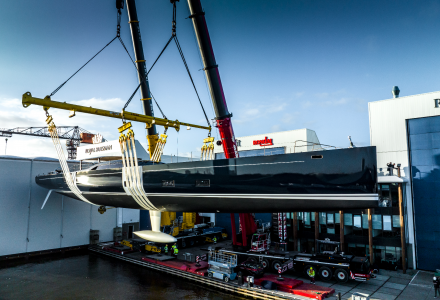 47m Nilaya Launched at Royal Huisman Amsterdam