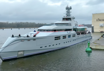 Video of the Day: 90m Project 1601 Launched by Lürssen