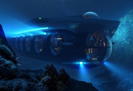 Interior Design for Nautilus Yacht Submarine Unveiled by U-Boat Worx