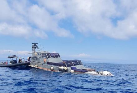 Baglietto Yacht Cujo Sinks Near France 