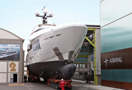Admiral preparing to launch 50m C Force yacht