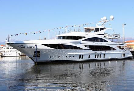 45m Domani launched at Benetti shipyard
