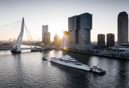Image Gallery: Project 824 On Her Way to Feadship Kaag Shipyard