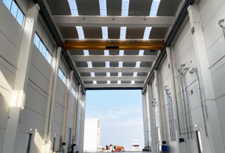 Palumbo Superyachts Speeds Up New Shed Construction in Ancona