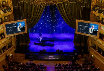 Ferretti Group Hosts Exclusive Evening with Elton John in Venice