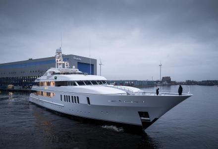 Samadhi Returns to Feadship Amsterdam Shipyard for an Refit 