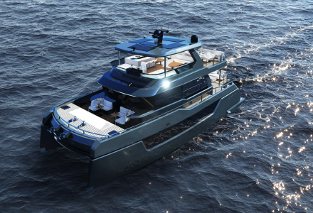 Bering Yachts Celebrates Keel-Laying for Debut Catamaran