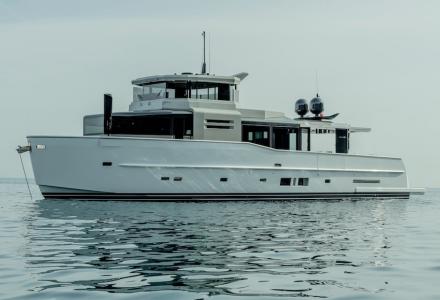 Arcadia 85 delivered to her owner
