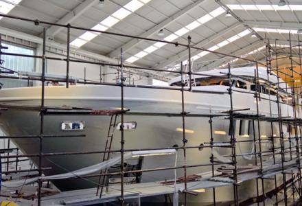 Otam SD35 superyacht Gypsy nearing completion