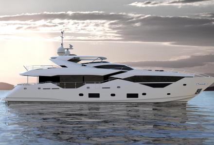 Sunseeker 116 hits the water
