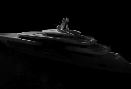 Outfitting Activities for the Admiral 73m Megayacht Underway