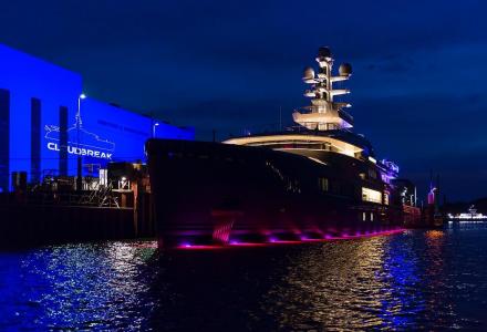 72.5m explorer yacht Cloudbreak delivered