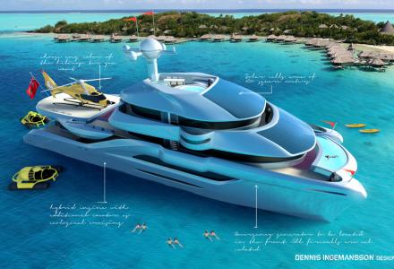50m Follow the Sun superyacht concept