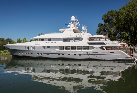 50m superyacht Chasseur launched at Christensen