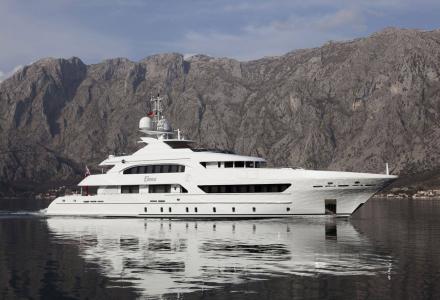 47m Heesen superyacht Elena in Montenegro