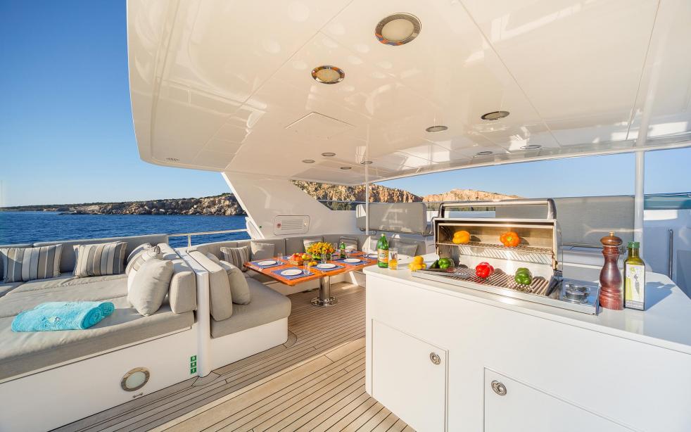 yacht Milos At Sea