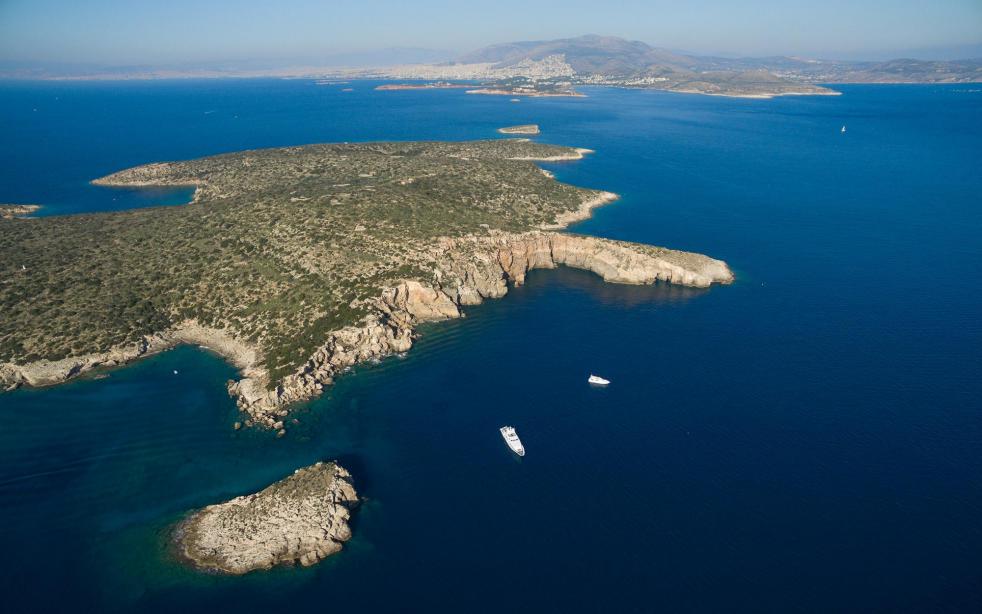 yacht Milos At Sea