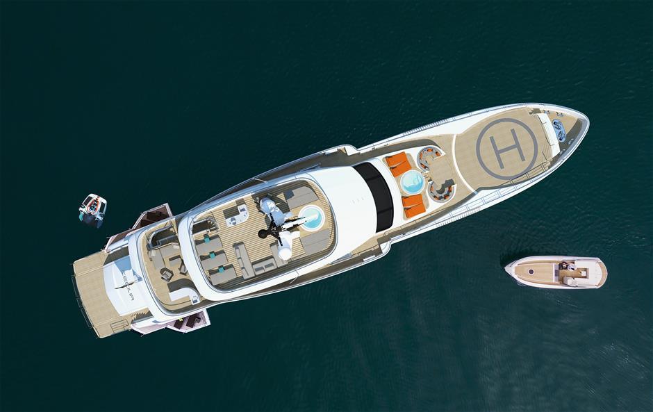 yacht Stern