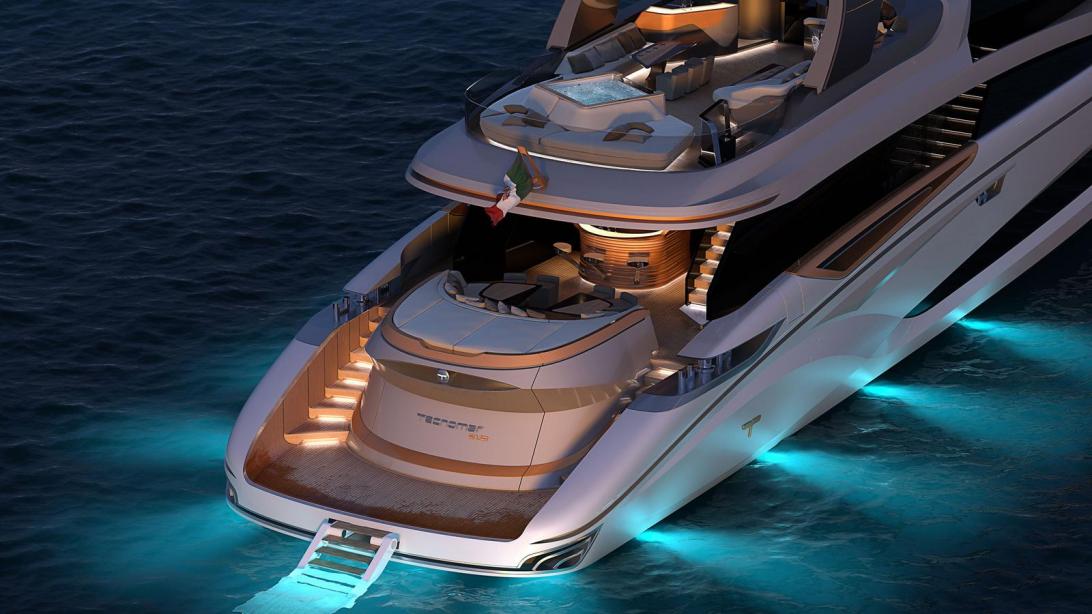 yacht Tecnomar Evo 120