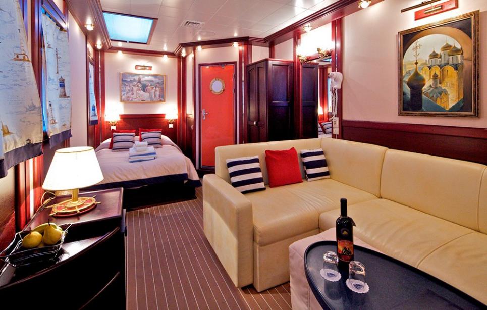 yacht Running on waves