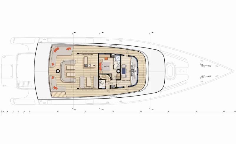 yacht Komorebi Flybridges