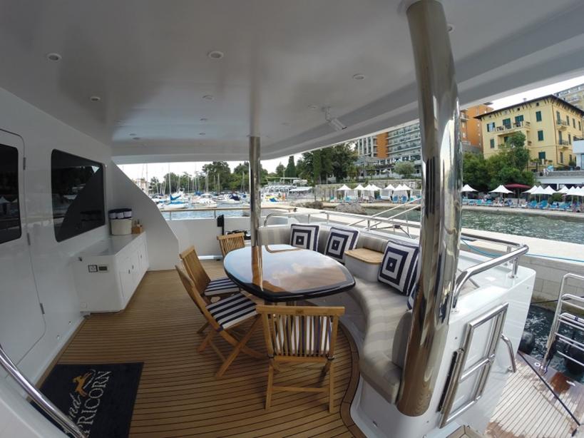 yacht Beyond Capricorn